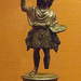 Bronze Lar Statuette in the Naples Archaeological Museum, July 2012