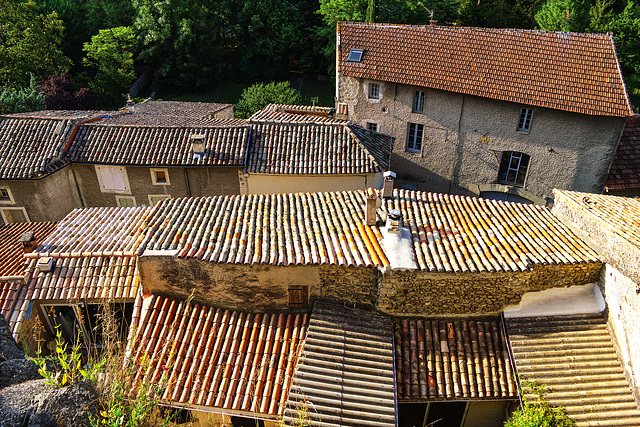 Vue sur les toits.