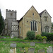 west wickham church, bromley, london (2) c15 chancel and north chapel with c20 vestry over, tower revuilt c19