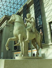 Marble Statue of a Youth on Horseback in the British Museum, April 2013