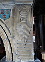 chelsea old church, london (74) arch canopy detail on c16 tomb of richard jervoise +1563