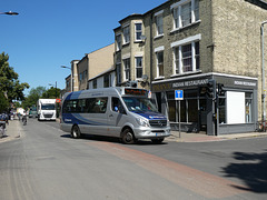 Stagecoach in Cambridge (Cambus) 44006 (BV66 GRZ) working Mill Road shuttle 2A - 5 Jul 2019 (P1030043)