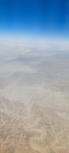 le Sahara vue du ciel