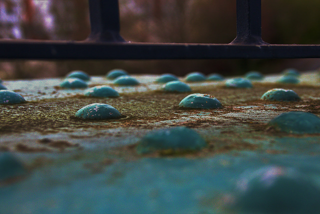 On The Bridge....In Blue On The Bridge....In Blue