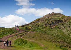 Approaching the Summit of 'Arthur's Seat'