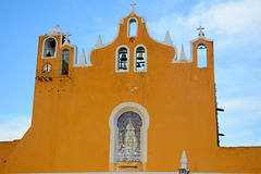Mexico, Izamal, The Bell Tower of the Convent of San Antonio