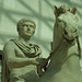 Detail of a Marble Statue of a Youth on Horseback in the British Museum, April 2013