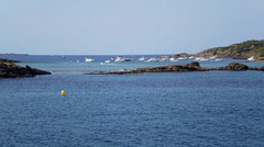 View to Colom Islet, on the right.