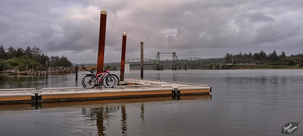 Pictures for Pam, Day 196: Bikes at Bullard's Bay Dock