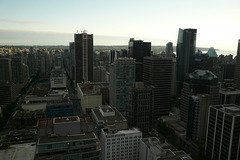 Vancouver Skyline At Dusk