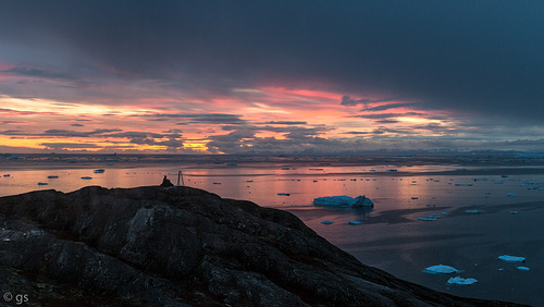 Sunset over Disko Bay