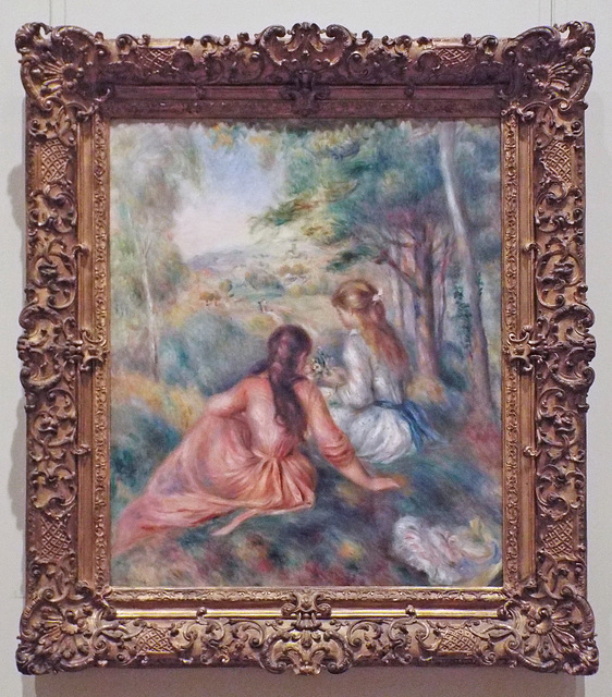 In the Meadow by Renoir in the Metropolitan Museum of Art, July 2018