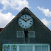 Burrough Green - School showing war memorial clock 2014-07-24