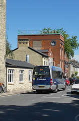 Stagecoach in Cambridge (Cambus) 44006 (BV66 GRZ) working Mill Road shuttle 2A - 5 Jul 2019 (P1030036)