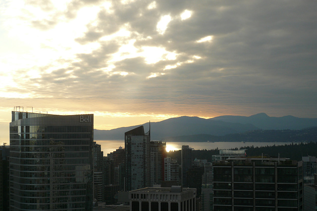 Vancouver At Sunset