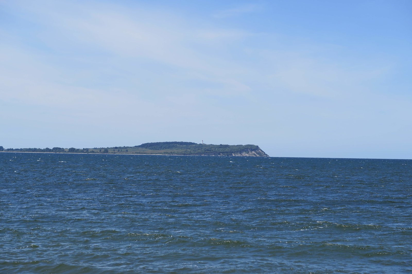 vom Bug bei Dranske in Richtung der Insel Hiddensee