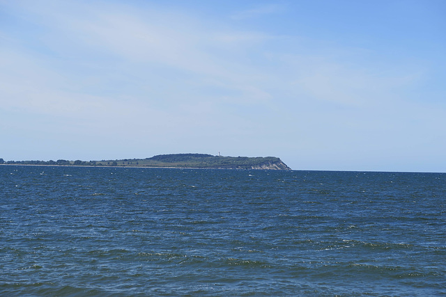 vom Bug bei Dranske in Richtung der Insel Hiddensee