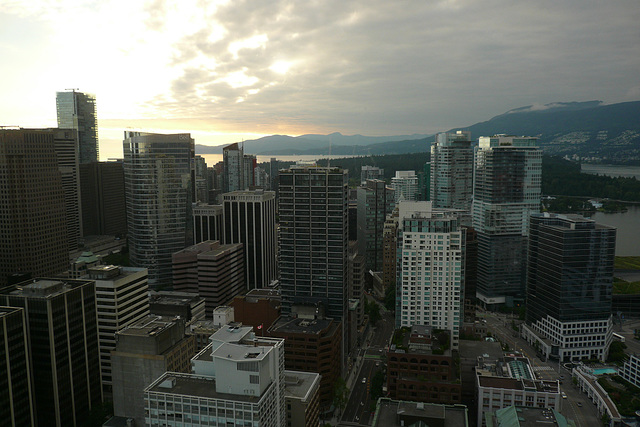 Vancouver At Sunset