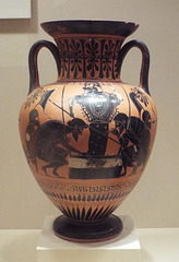 Black Figure Neck-Amphora Attributed to the Leagros Group in the Virginia Museum of Fine Arts, June 2018