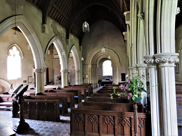 welford church, berks (51) by talbot bury c19 1852-8