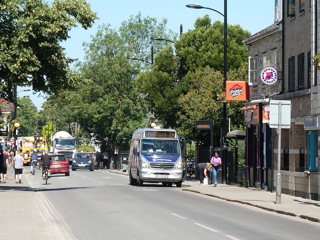 Stagecoach in Cambridge (Cambus) 44006 (BV66 GRZ) working Mill Road shuttle 2A - 5 Jul 2019 (P1030033) Stagecoach in Cambridge (Cambus) 44006 (BV66 GRZ) working Mill Road shuttle 2A - 5 Jul 2019 (P1030033)