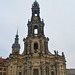 Dresden, View to Katholische Hofkirche from Schlossplatz