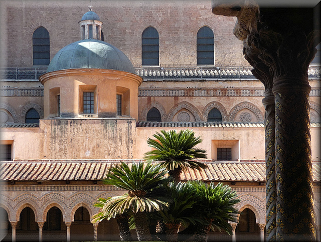 Monreale. Duomo. Nel chiostro