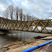 Behelfsbrücke an der Landgrafenstraße