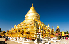 Shwezegone Pagoda Bagan,  Myanmar