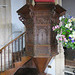 aldeburgh church, suffolk (3)   c17 pulpit 1632