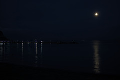 Minimalist Moon, Bay of Naples
