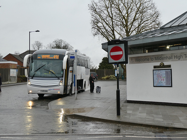 Ambassador Travel (National Express contractor) 209 (FJ09 DXE) in Mildenhall - 10 Feb 2019 (P1000189)