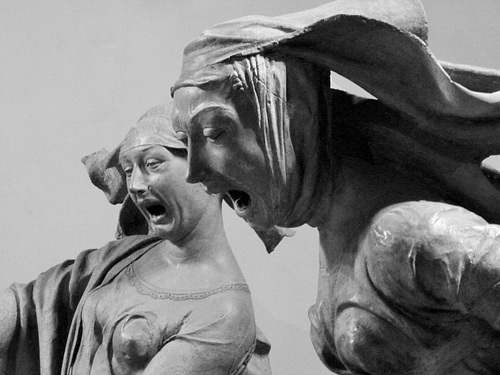 Niccolo dell'Arca : Compianto su Crista morte