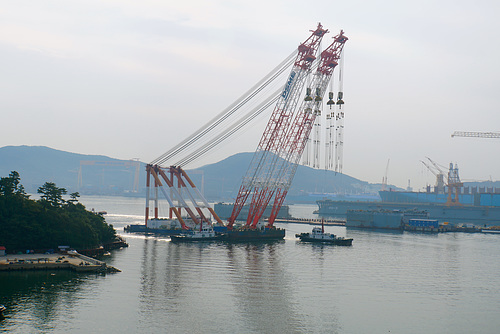 3600T floating crane, DSME