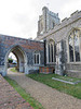 aldeburgh church, suffolk (1) c16 porch of 1536-7 with openings for processional path and much restoration