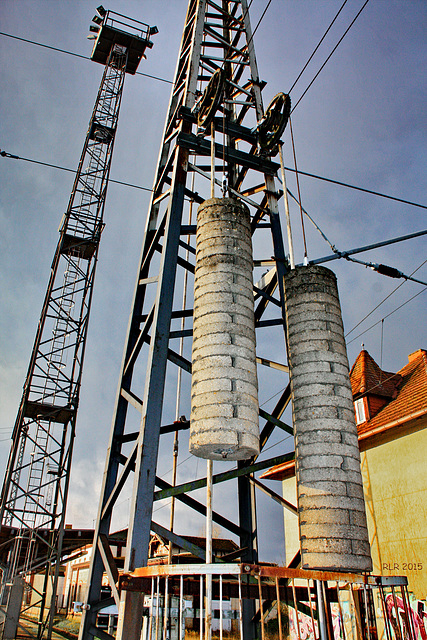 Spannwerk der Oberleitung