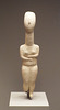 Cycladic Female Figurne with Folded Arms in the Getty Villa, June 2016