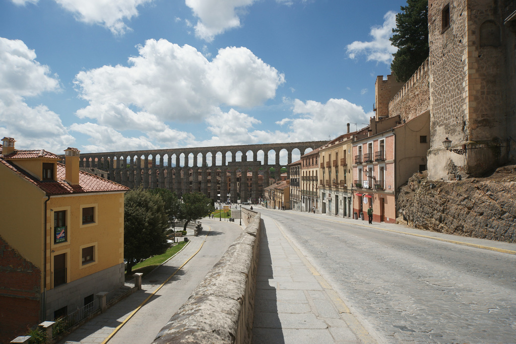 Looking Down To The Aqueduct