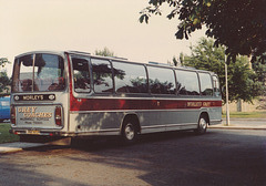 Morley’s Grey Coaches PMA 483P in Mildenhall – 19 Jul 1985 (22-44)
