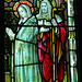 Detail of Owen Memorial Stained Glass, Osmotherley Church, North Yorkshire