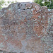 aldeburgh church, suffolk (66) skull on c18 tombstone of william masterton +1733, master and mariner