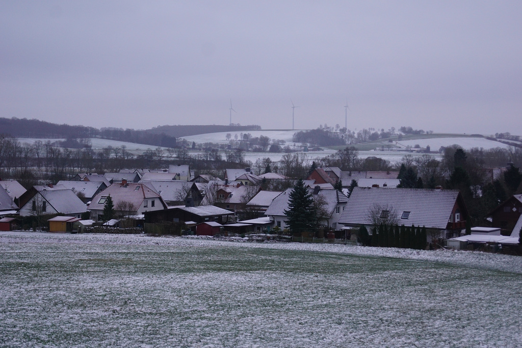 Schnee in Hörden