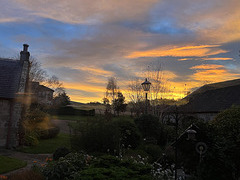 Early morning winter skies