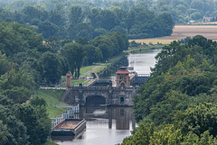 Schleuse bei Hořín