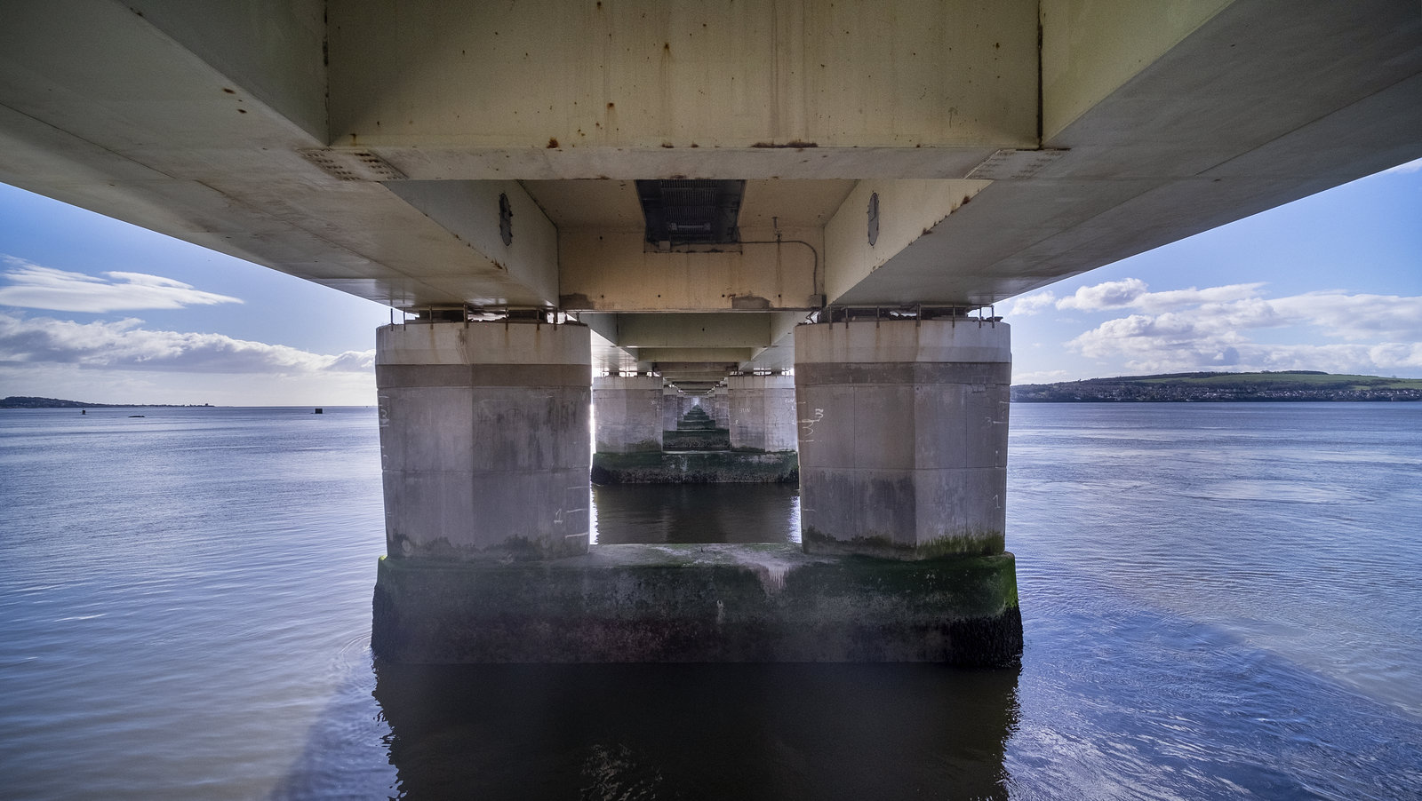 Underneath the Tay Road Bridge