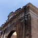 Detail of the Porticus Octaviae in Rome, June 2012