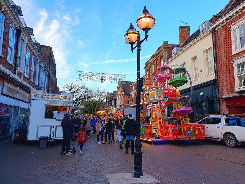 Christmas lights turn on