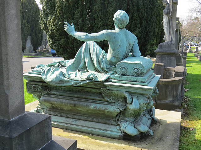 marylebone cemetery, east finchley, london