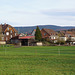 Rückfront einiger Häuser an der Hauptstraße