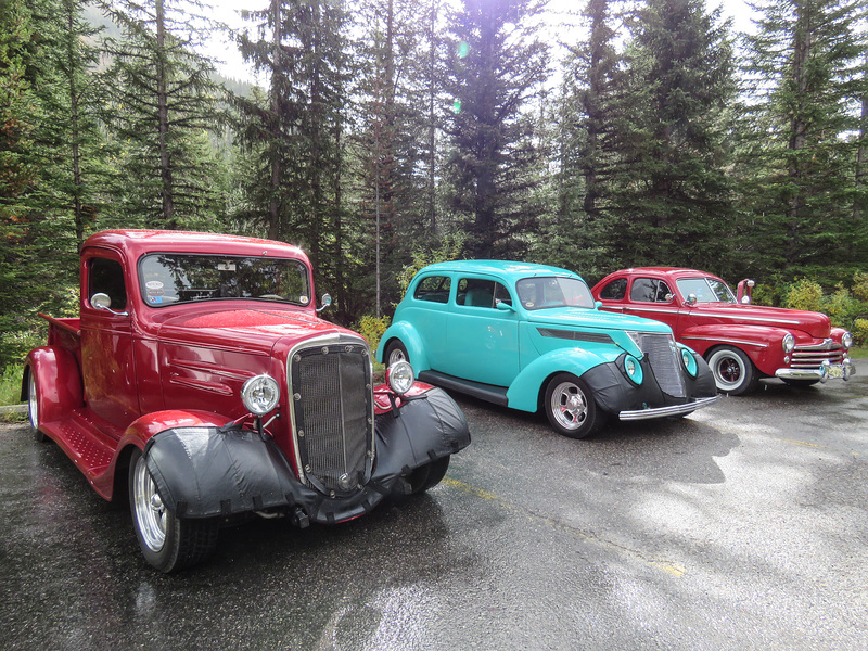 Old cars in Kananaskis